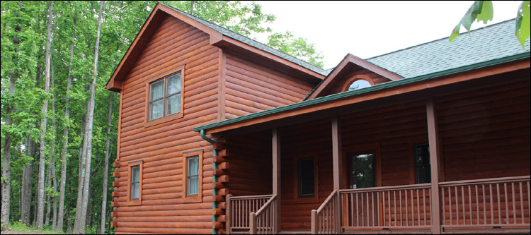 Log Home Staining in Conway,  North Carolina