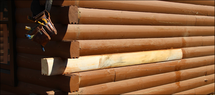 Log Home Damage Repair  Potecasi,  North Carolina